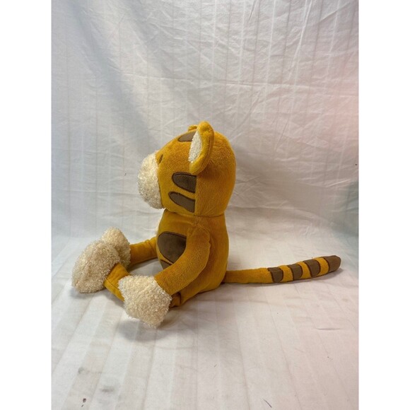 Nojo Baby Orange Tiger Tate Cub Cat Plush 15” sitting, Stuffed Toy Lovey - Picture 3 of 7
